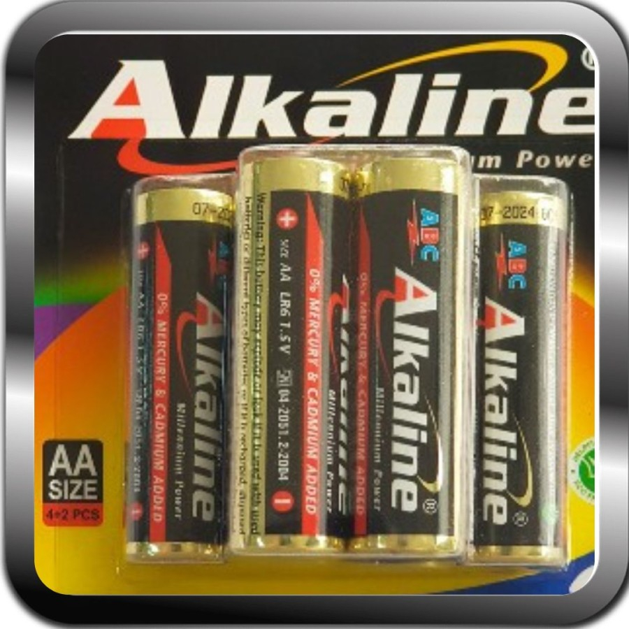 Baterai / Battery ABC Alkaline AA Isi 6pcs