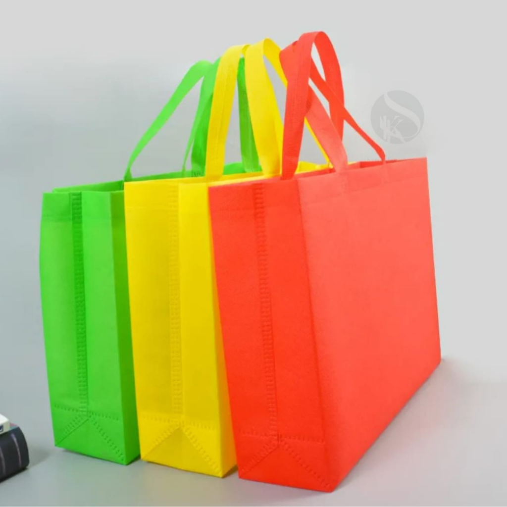 

Tas Spunbond murah SOS 45x10x38 press /spunbun bento/brownies/tas belanja