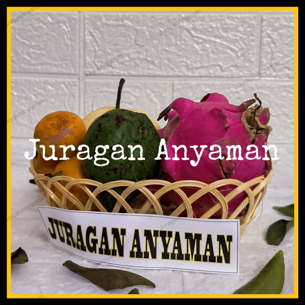 

Souvenir Anyaman Bambu / Souvenir Kerajinan Bambu / Anyaman Bambu Oval / Kemasan Souvenir Natal Idul Fitri Idul Adha Imlek Bambu
