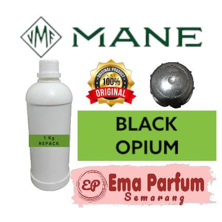 (1KG) BLACK OPIUM BY MANE REPACK 1KG BIBIT PARFUM MURNI BLACK OPIUM 100% ORIGINAL