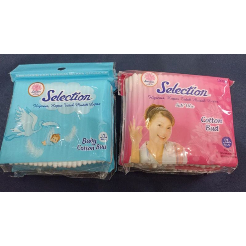 cotton bud selection