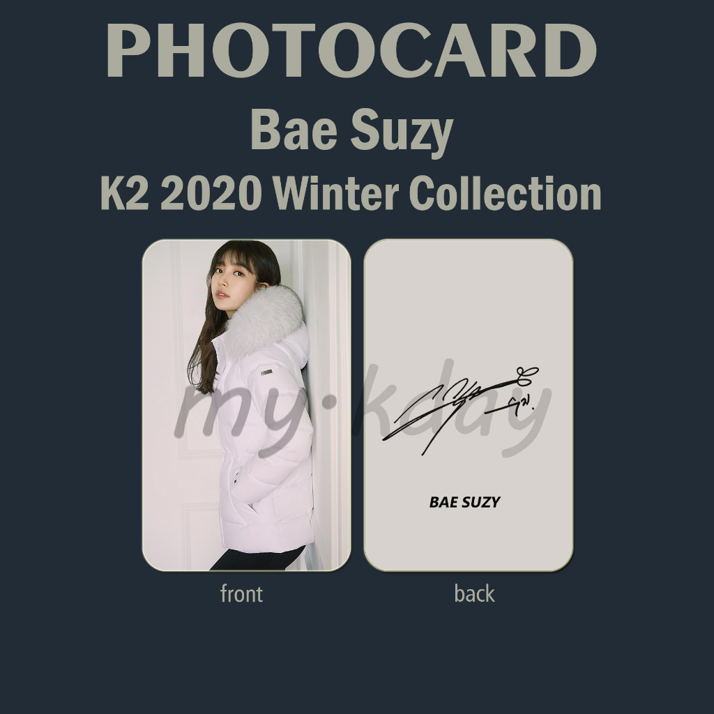 PCA-0013, Unofficial Photocard Bae Suzy K2 2020 Winter Collection 2 sisi