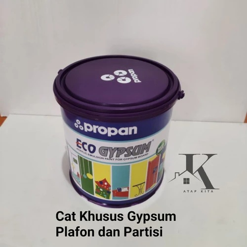 Cat Gypsum / Cat Plafon / Eco Gypsum Propan 5 Kg / White Putih 4050