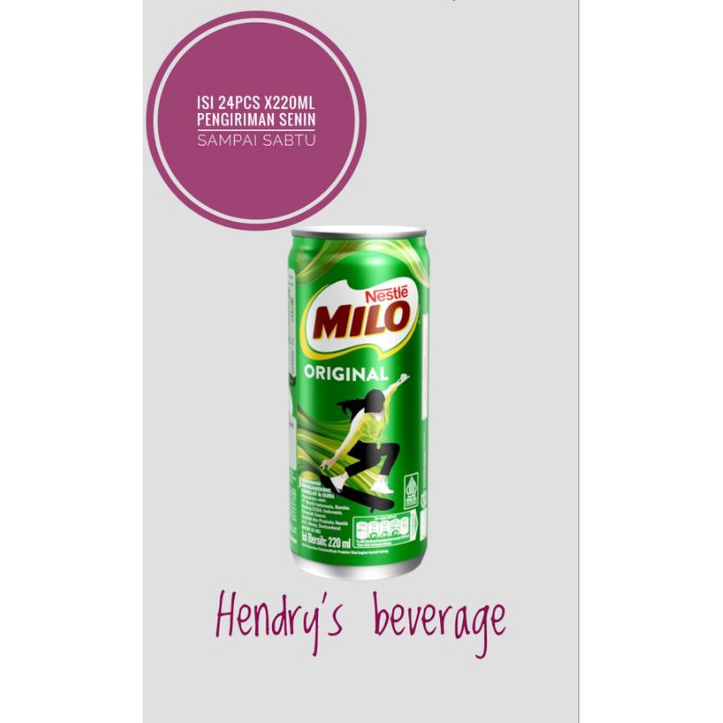 

Milo kaleng 1dus / milo can 1dus isi 24pcs