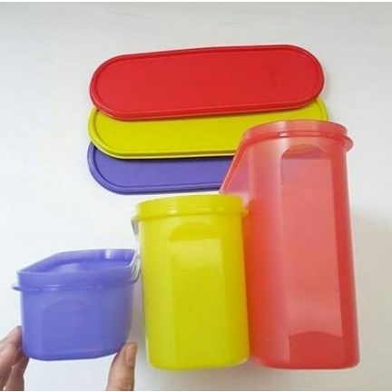 MURAH MERIAH PROMO DISINI!!! Super Oval Set tupperware tempat makan bekal mangkok piring peralatan m