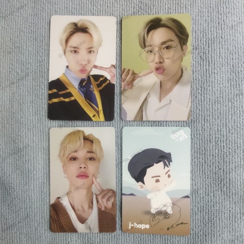 Photocard BTS official Jhope Jimin Deco kit in the seom Festa d day calender