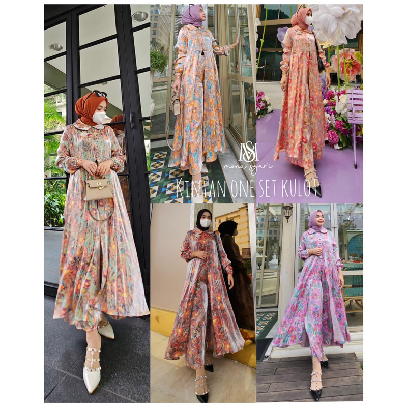 *NEW KINTAN ONE SET KULOT ORIGINAL MONA SYARI BY ME*