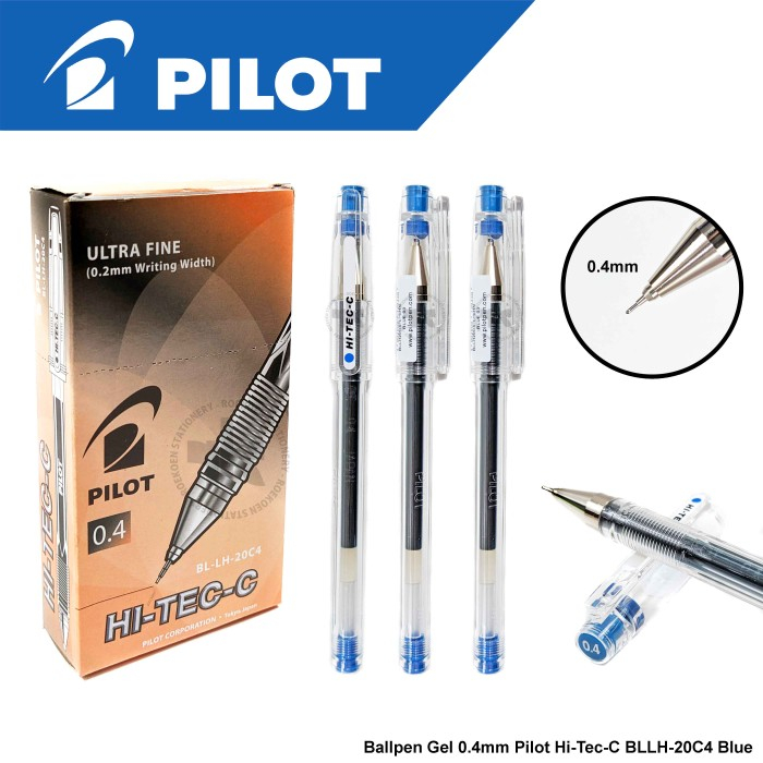 

Ballpoint Gel PILOT HI-TEC-C 0.4 Blue