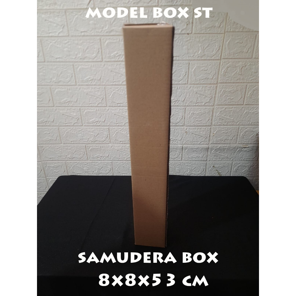 

kardus karton box uk. 8x8x53 cm...ST (SHEET) / SINGLE WALL POLOS