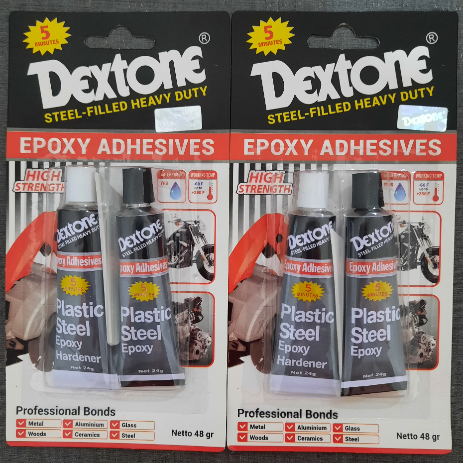 

LEM EPOXY ADHESIVES DEXTONE 5 MENIT / LEM BESI LOGAM