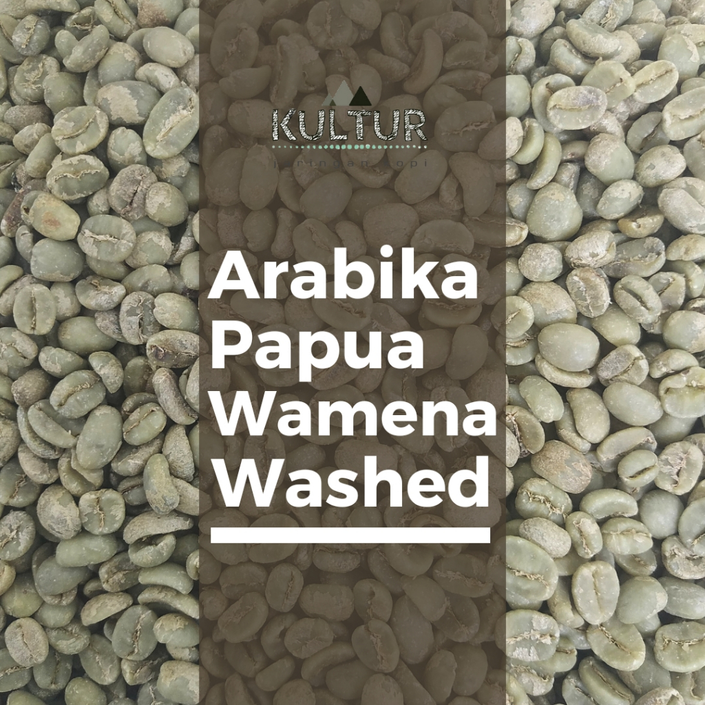 

GREEN BEAN ARABIKA PAPUA WAMENA WASHED BIJI KOPI MENTAH NETTO 500 GR