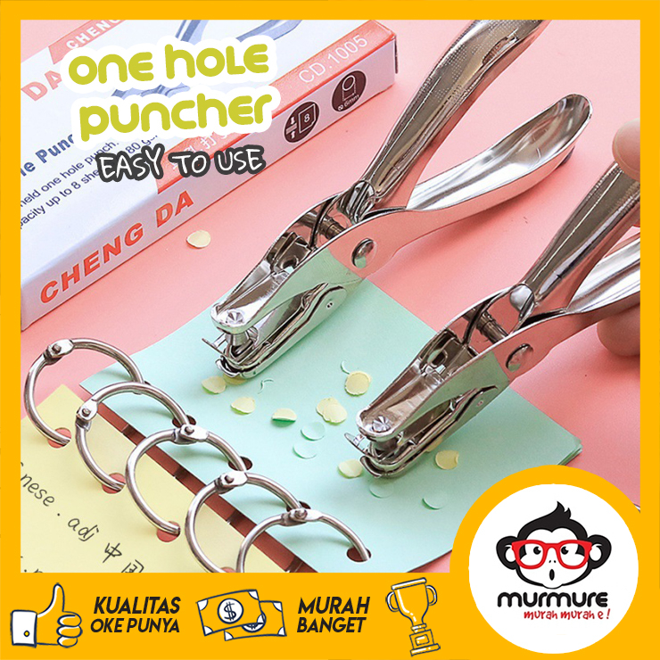 

MURMURE | PERFERATOR PEMBOLONG PELUBANG KERTAS ONE HOLE PUNCH PUNCHER PLONG 1 SATU LUBANG