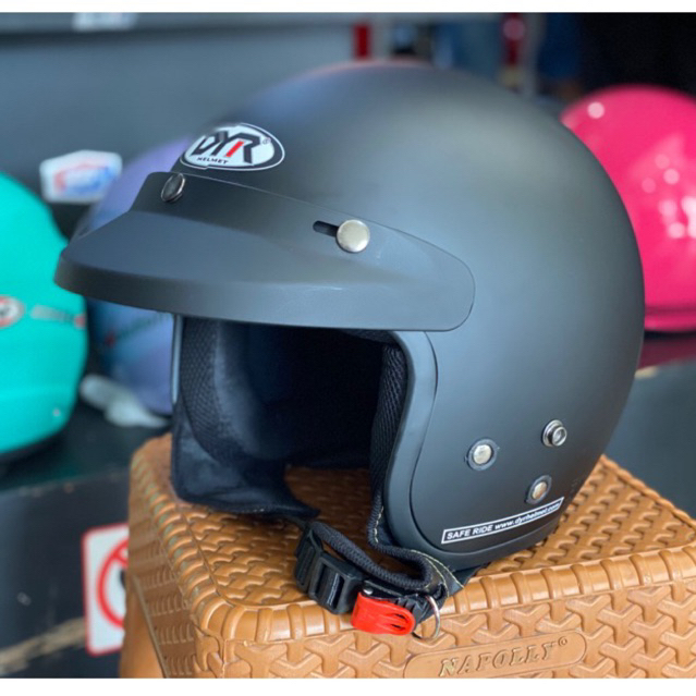 Helm Retro/Bogo DYR Exclusive Hitam Doff