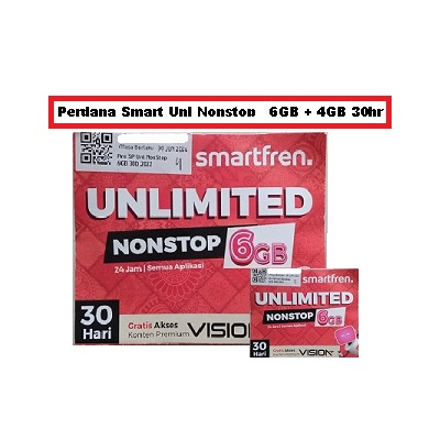 Perdana SmartFren Unlimited Nonstop 6GB