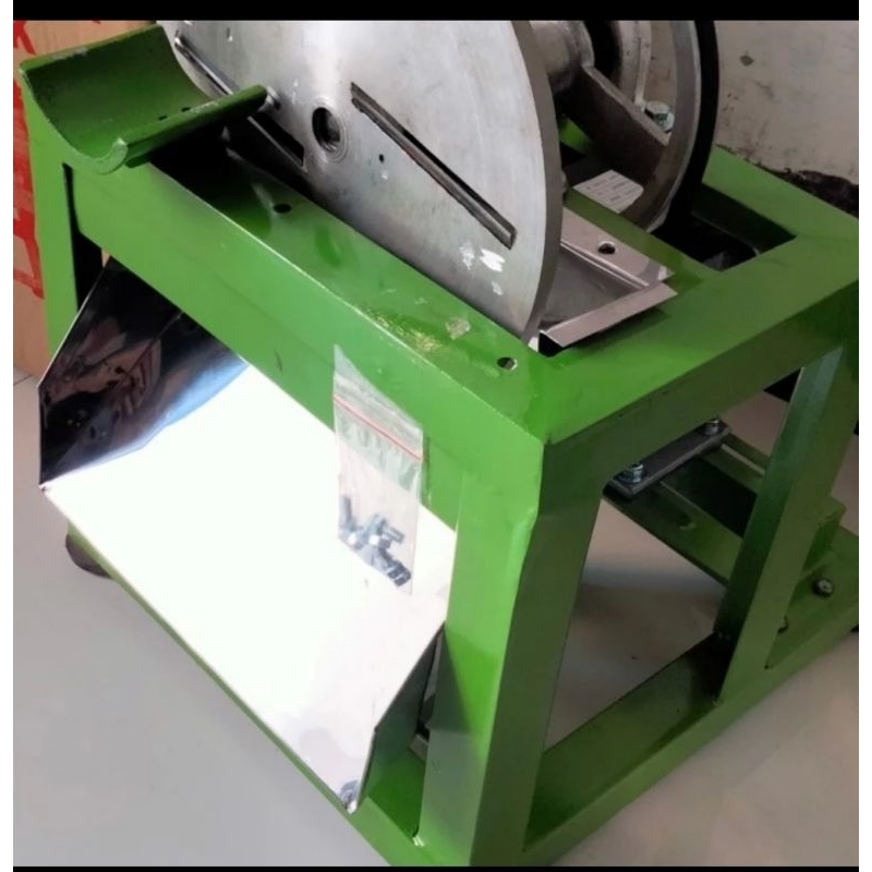 mesin perajang singkong mini dinamo pompa