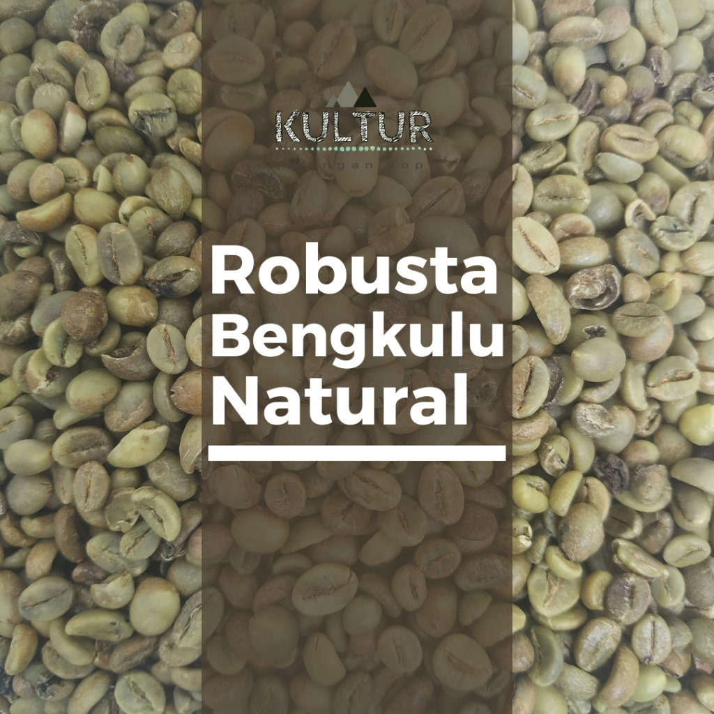 

GREEN BEAN ROBUSTA BENGKULU NATURAL BIJI KOPI MENTAH NETTO 1 KG