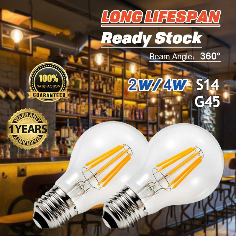 Lampu Bohlam Filamen Led Edison Bulb / Lampu Cafe Gantung Bohlam Pijar