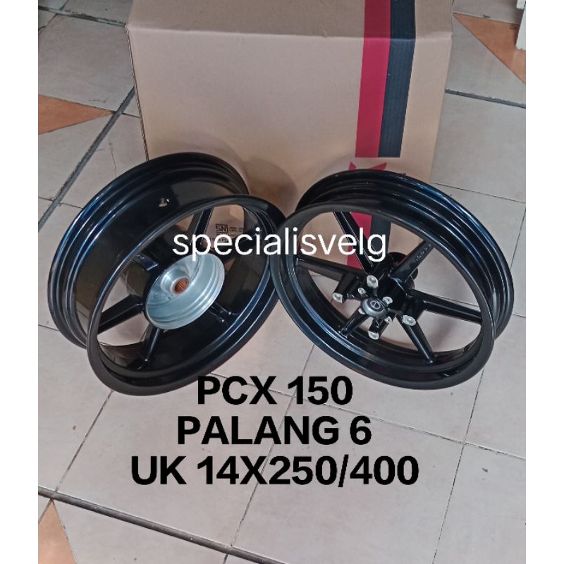 VELG PELAK V ROSSI STARMAX 2 PALANG 6 HONDA PCX 150 PNP. PELAK RACING V ROSSI PALANG 6 PCX 150 TYPE 