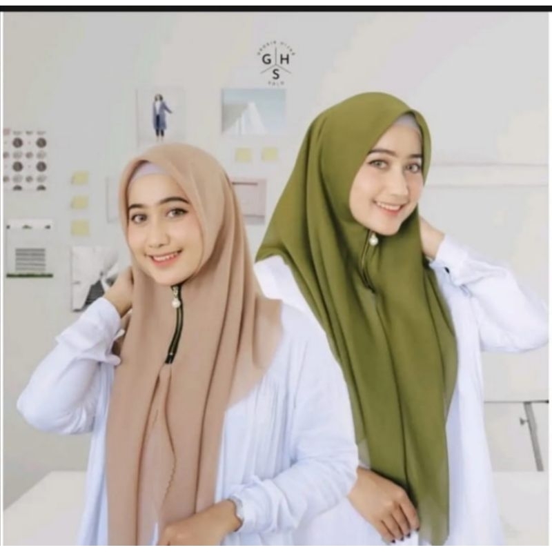 Hijab zipper resleting