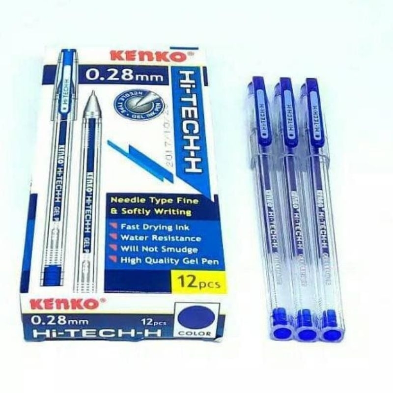 KENKO GEL PEN HI-TECH 0,28mm BIRU