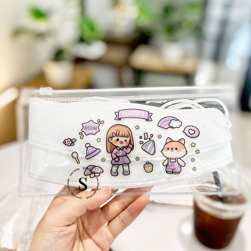 Dompet Transparant Pouch Serbaguna PVC3 Pouch Ziplock Masker kotak Pensil
