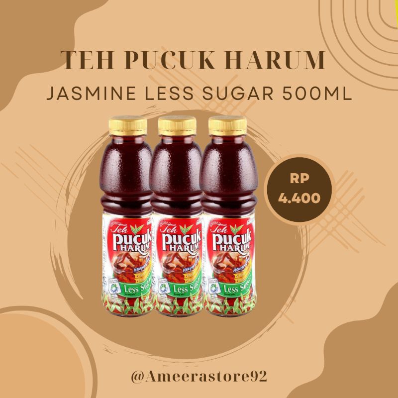 

TEH PUCUK LESS SUGAR 500ML