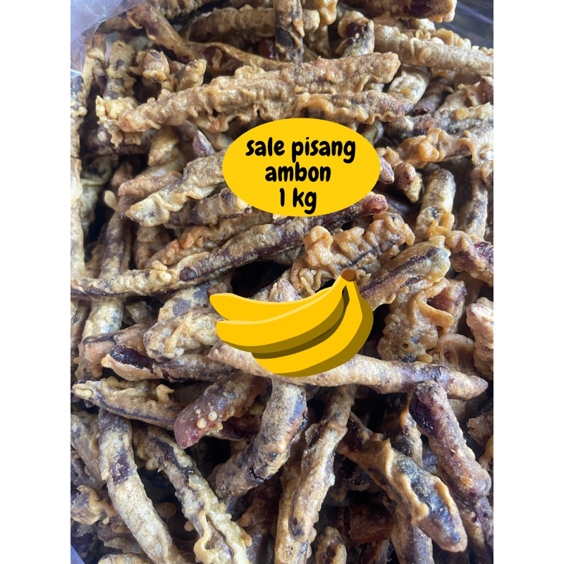 

PROMO sale pisang jari / sale pisang manis & renyah