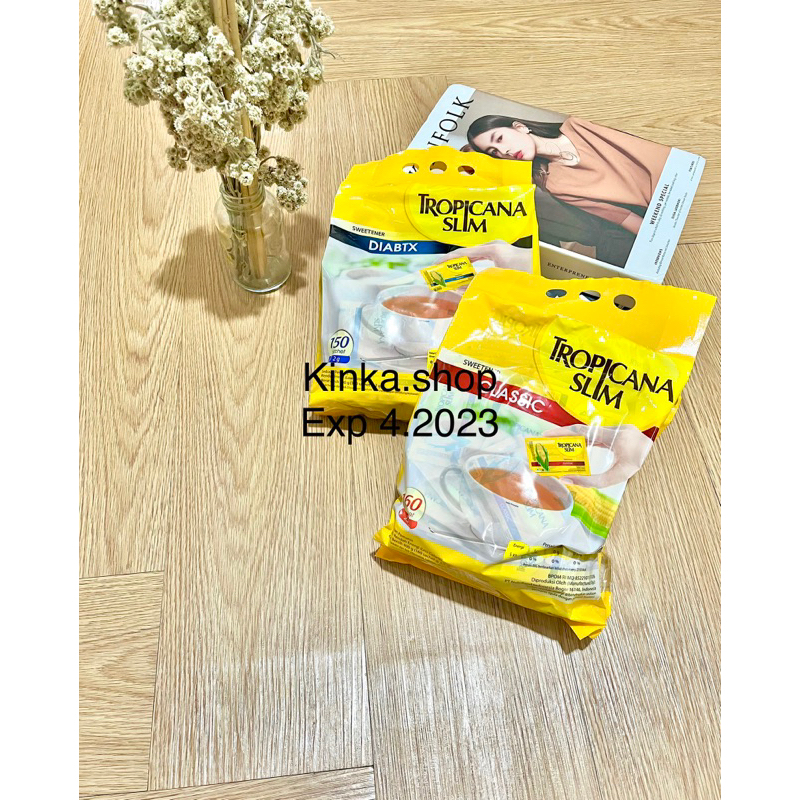 

TROPICANA SLIM DIABTX REPACK 20 sachet 50 sachet CLASSIC Gula diet pengganti gula
