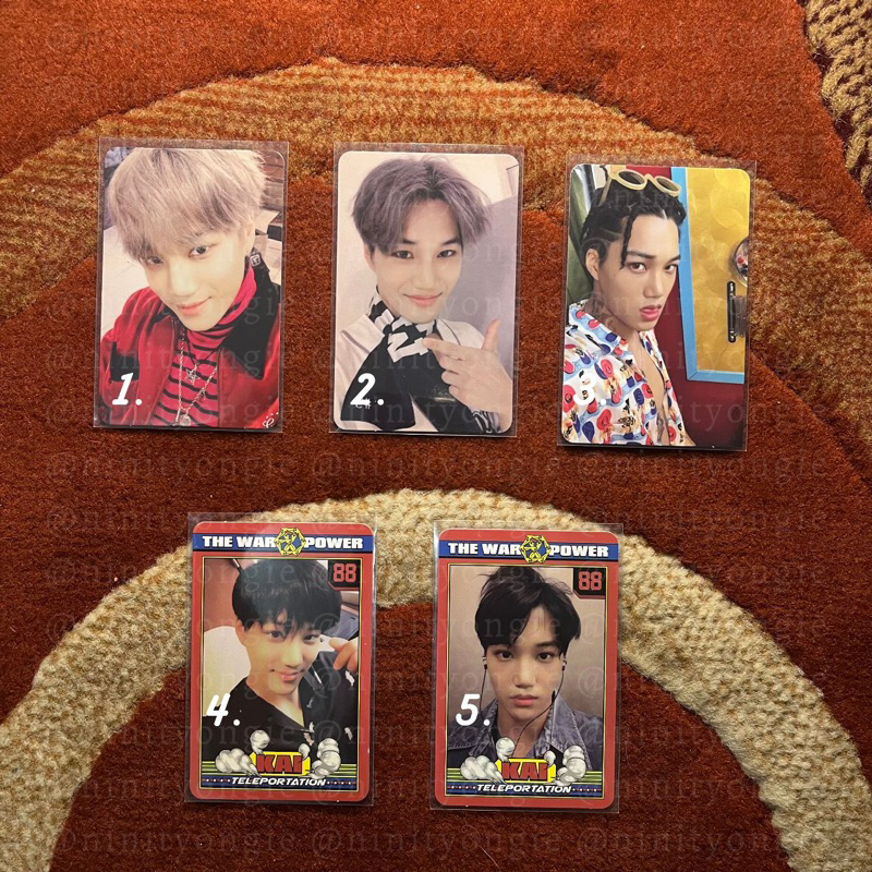 [BACA DESKRIPSI] wts pc kai For Life B A The War Kokobop Power Korean Chinese photocard ver