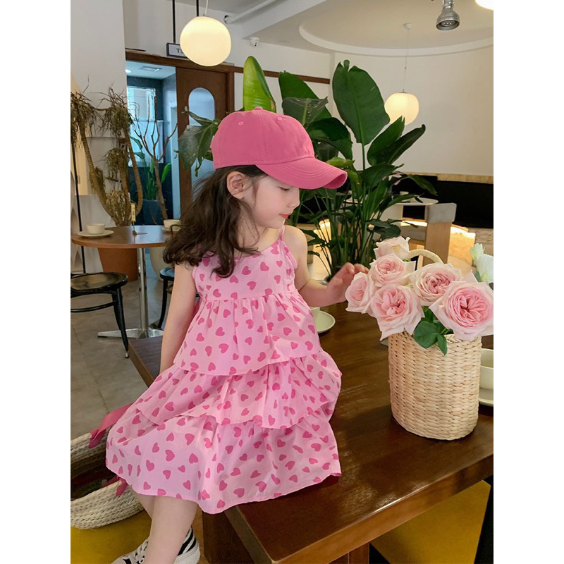 Love Dress AB08 Dress Korea Anak Summer Dress Dress Impor Gaun anak impor