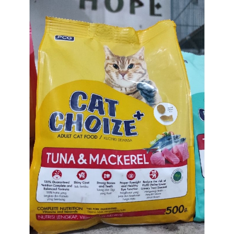 cat Choize plus 500 gr adult dan kitten 450 gr
