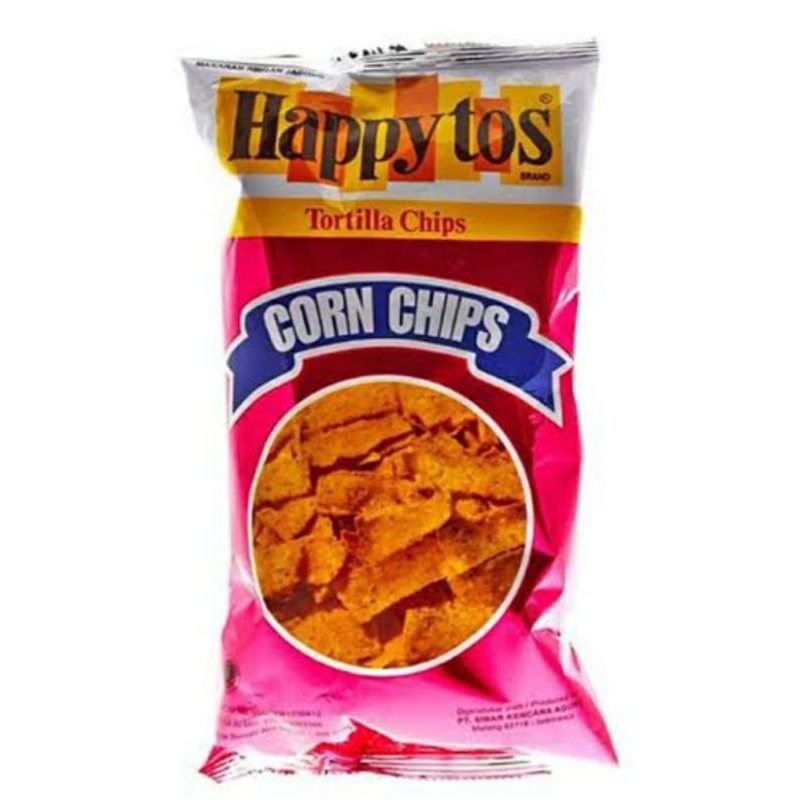 

keripik kentamg tortilla chips merah dan hijau happy tos