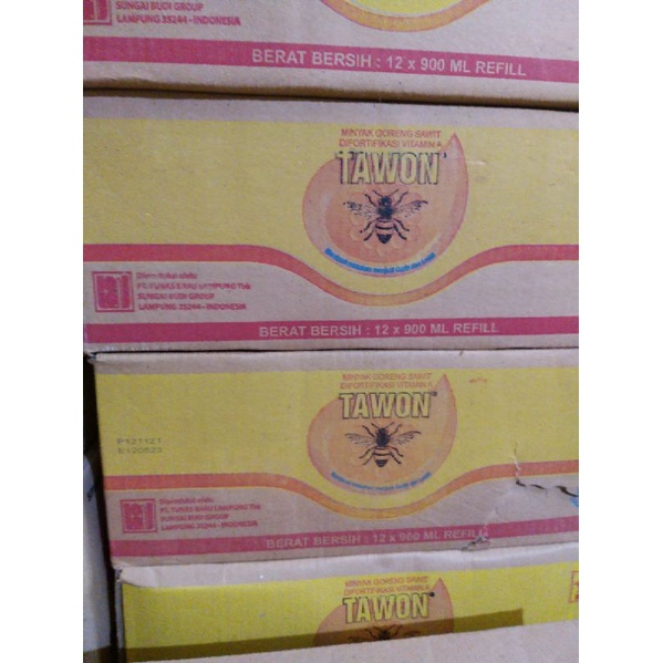 

Minyak Goreng Tawon Refill 900 ml - Perdus Isi 12 bks