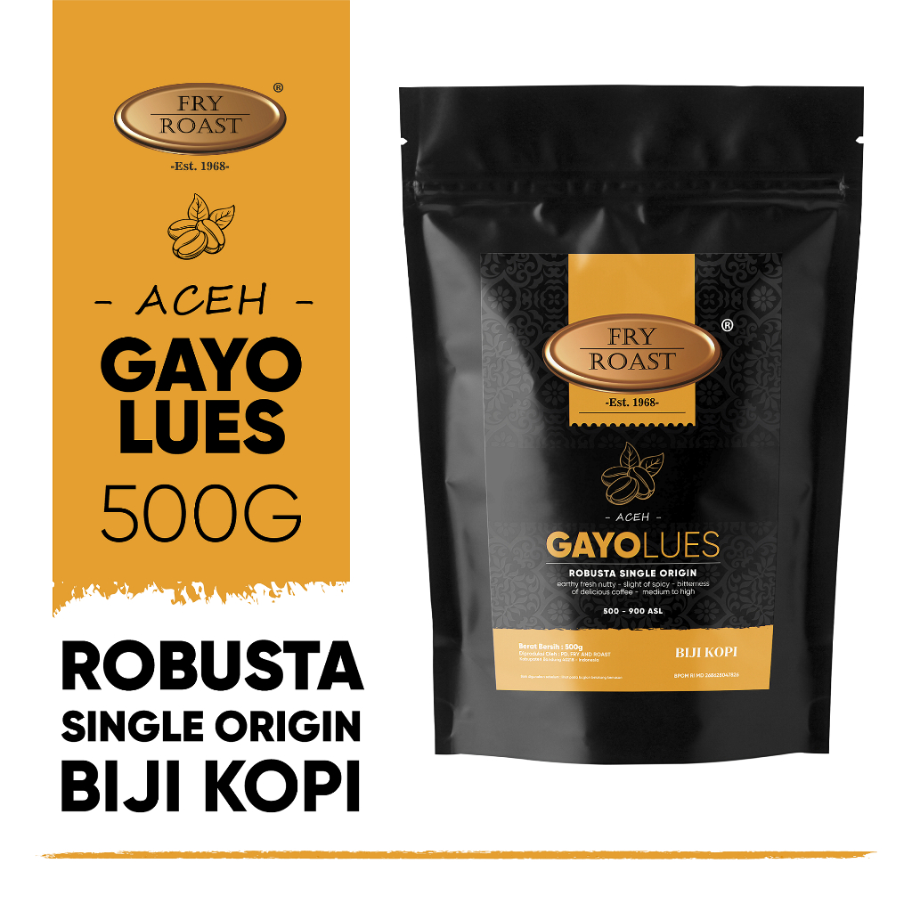 

KOPI ROBUSTA ACEH GAYO LUES 500 GRAM (BIJI/BUBUK)