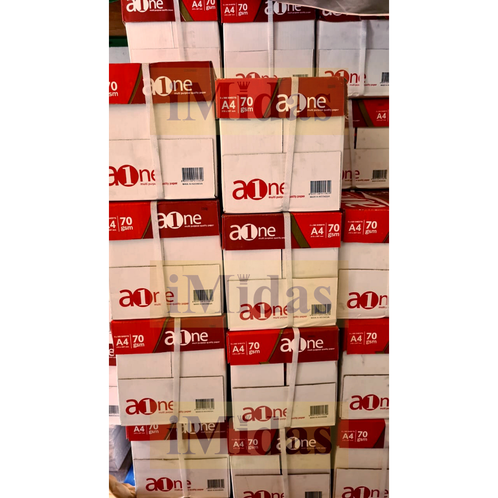 

Ay00! Kertas HVS A5 (21 x 14.8cm) 70 gr- 1 rim 500 lembar