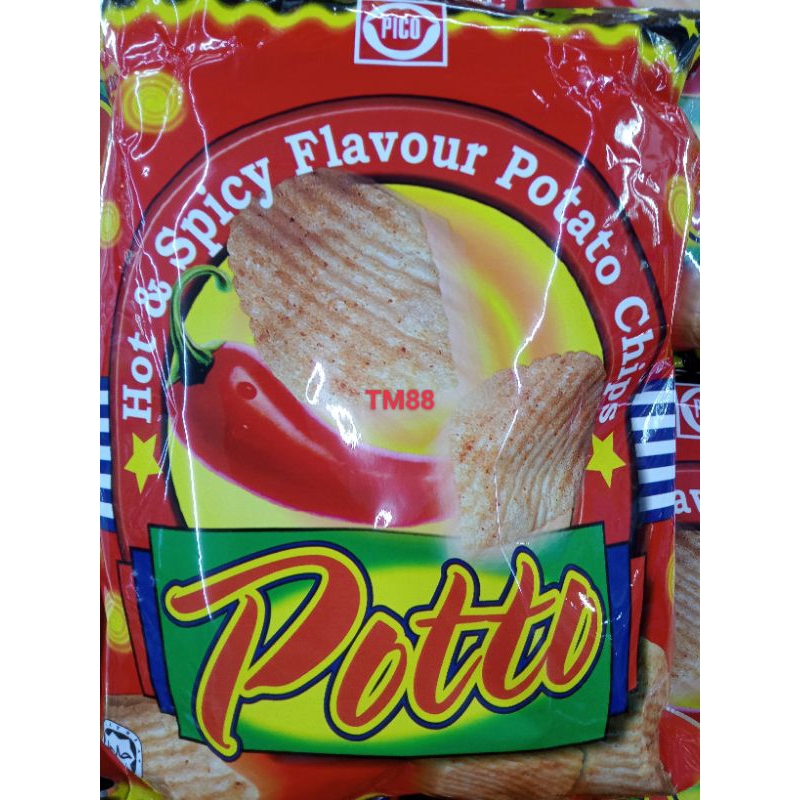 

HOT & SPICY FLAVOUR POTATO CHIPS POTTO PICO