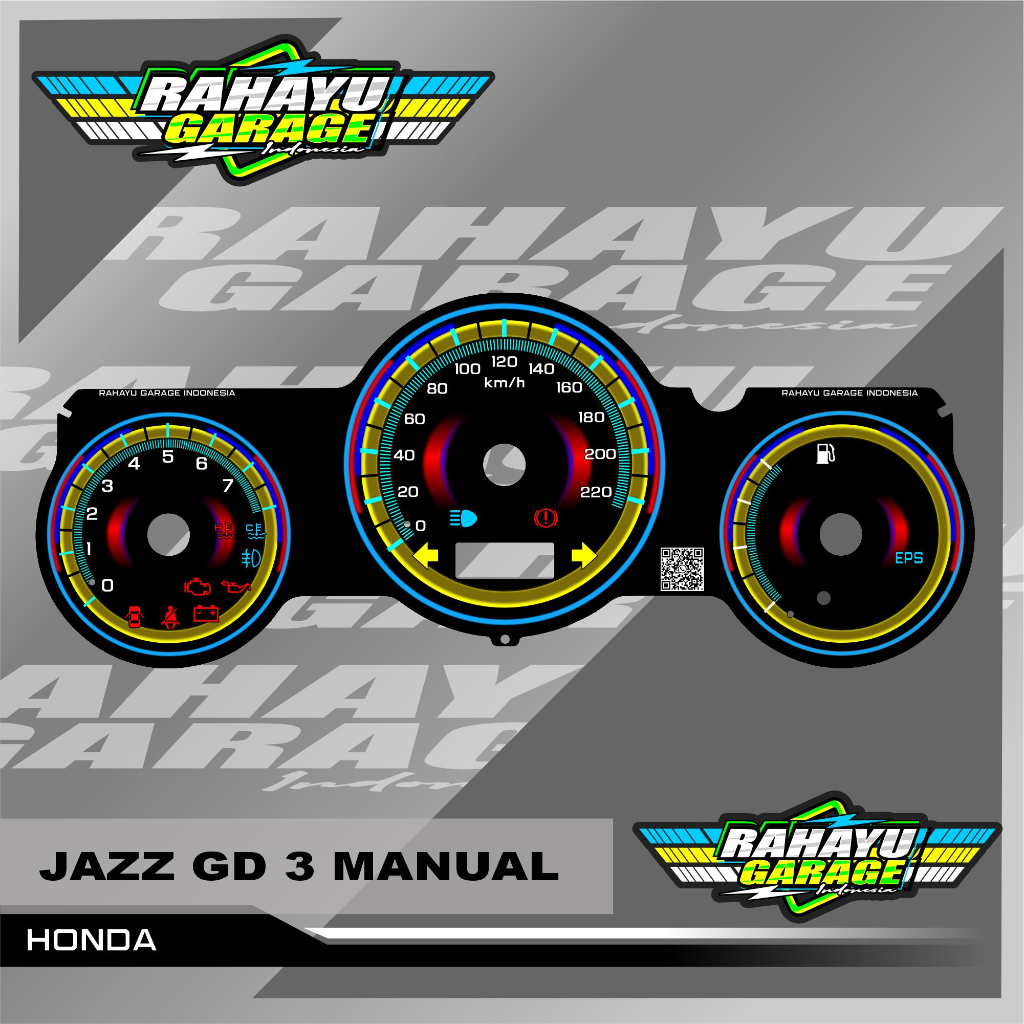 papan speedometer custom honda jaz gd3 panel spido meter custom honda jaz gd3