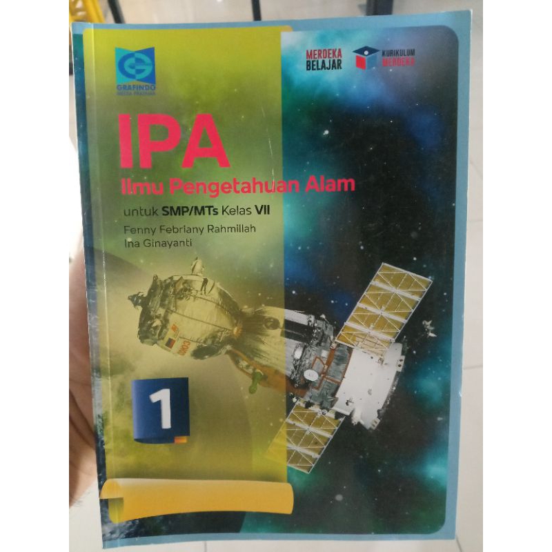 IPA ILMU PENGETAHUAN ALAM UNTUK SMP/MTS KELAS 7 GRAFINDO