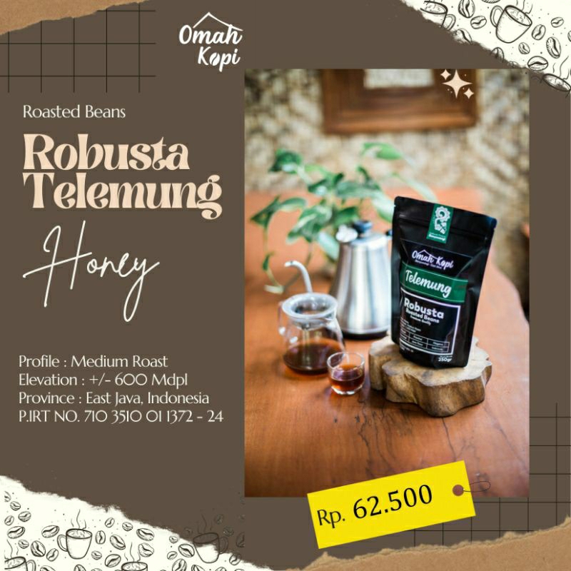 

Kopi Robusta Telemung Omah Kopi Banyuwangi