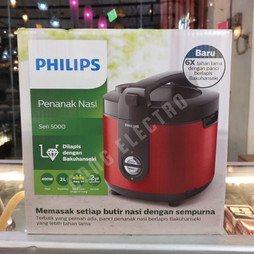 MAGICOM PHILIP 2Liter RICE COOKER HD3138/32 PREMIUM, Bakuhanseki Pot
