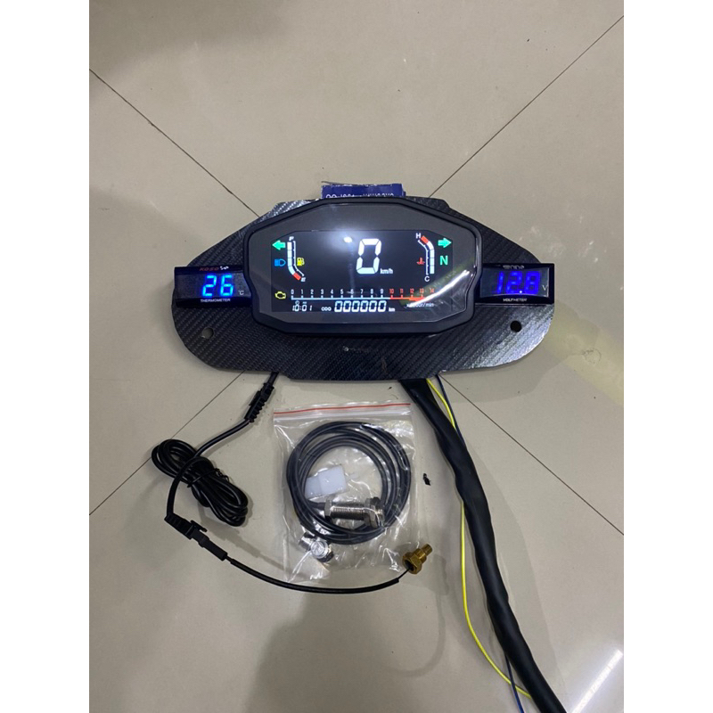 SPEEDOMETER SPEEDO DIGITAL NINJA 250 KARBU MODEL DUCATI