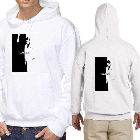 Hoodie Scarface Hoodie Pullover | Jumper Hoodie | Casual Hoodie Bahan Cotton Fleece