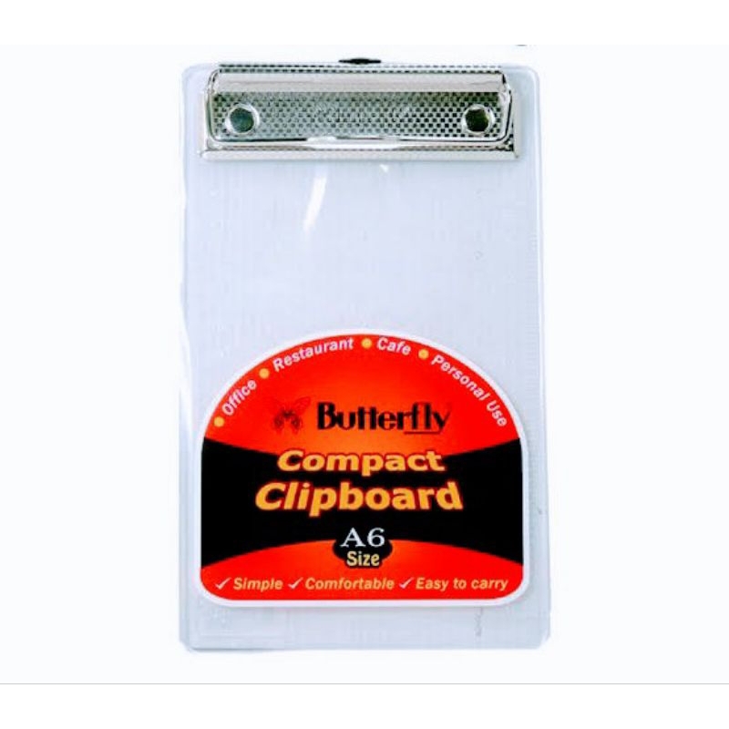 Mini Clipboard Butterfly A6