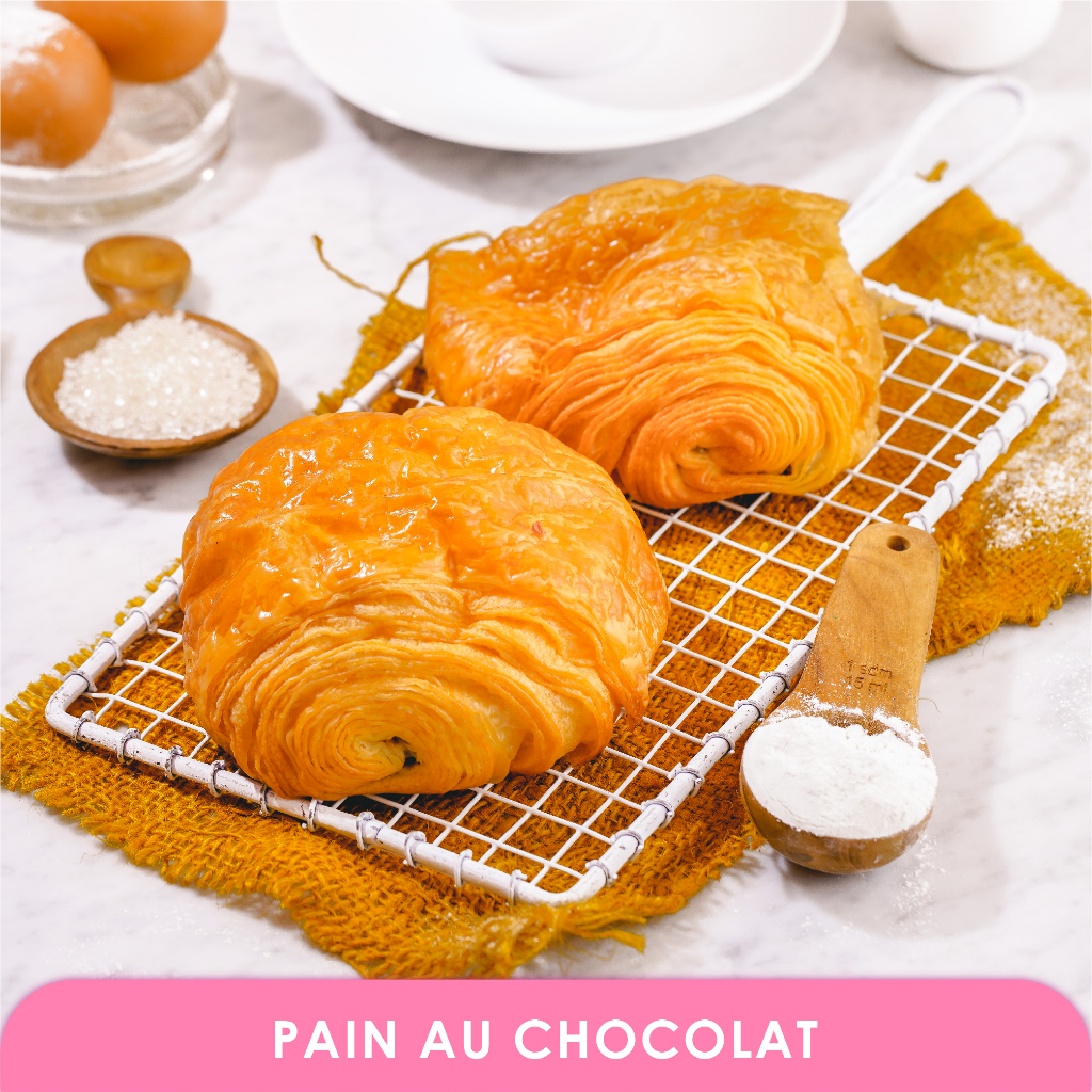 

C BAKES – Double Choco Croissant Roti Kroisan Coklat Cokelat