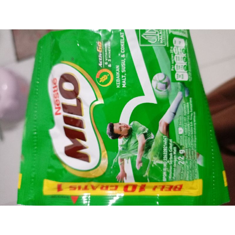 

milo sachet 1 renceng
