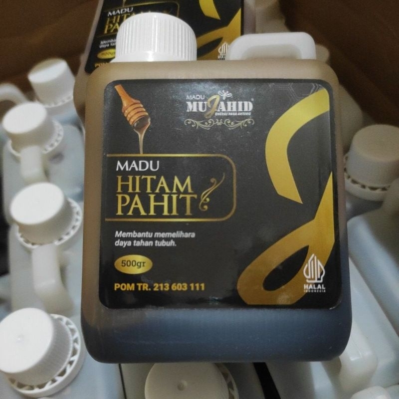 

Madu Pahit Mujahid Madu Hitam Super Kemasan Baru- 500gr