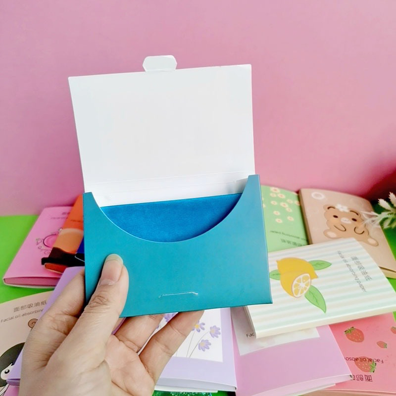 Kertas Linen Tissue Penyerap Minyak Tisu Linen Muka 50Pcs /  Tisu serap minyak  Oil Control Film Men