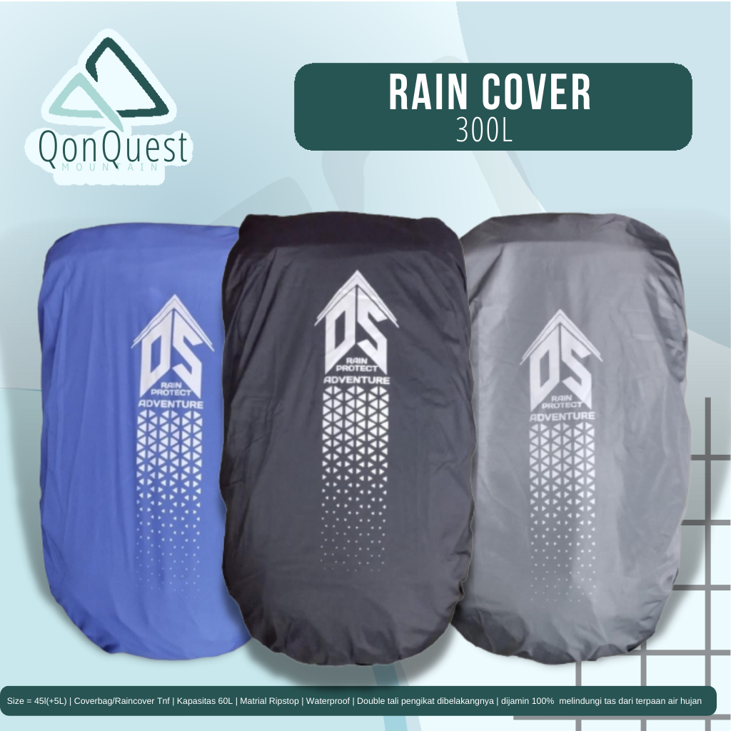 Rain Cover 30L Ds Adventure - Coverbag 30liter - raincover 30liter