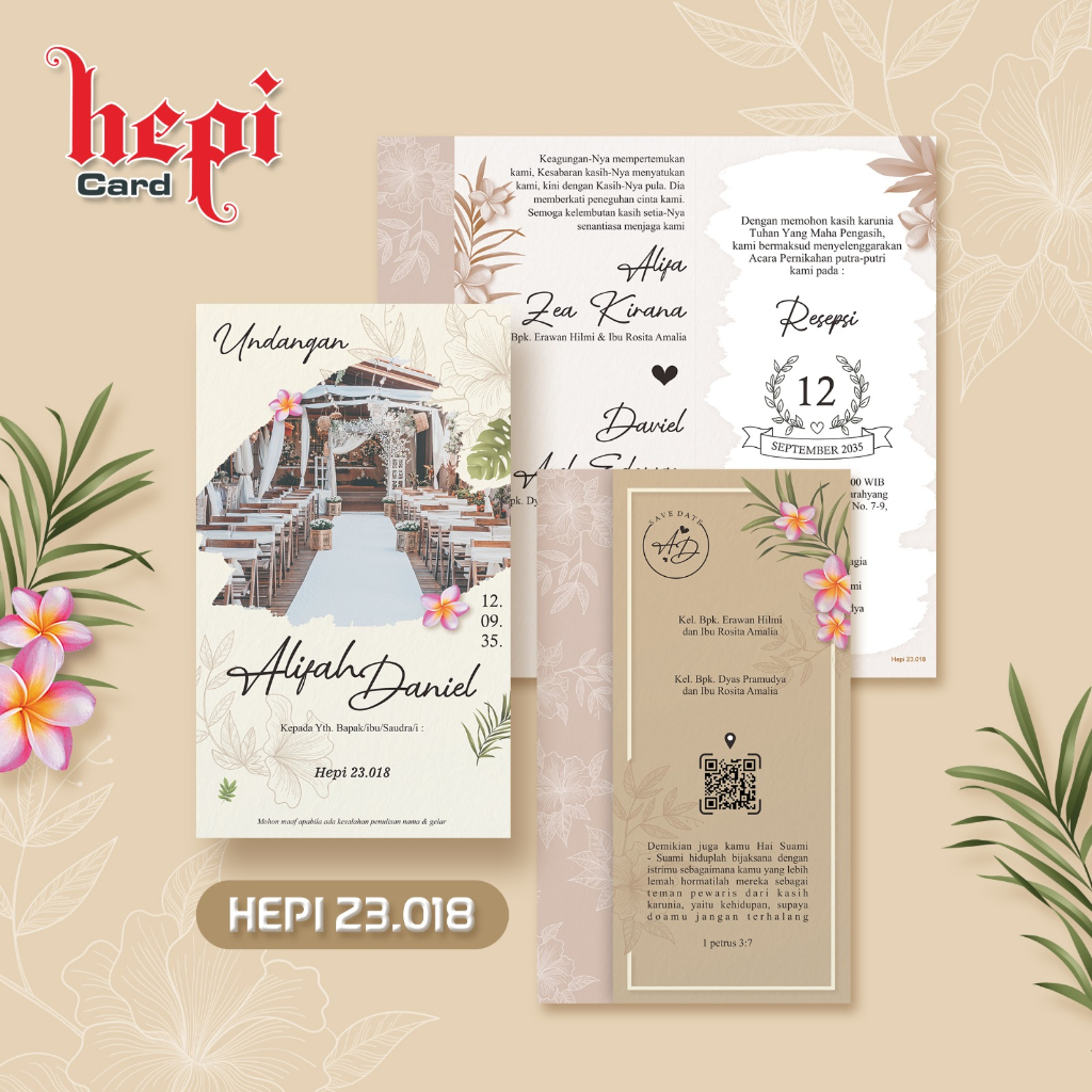 HEPI 23.018 Blanko Undangan