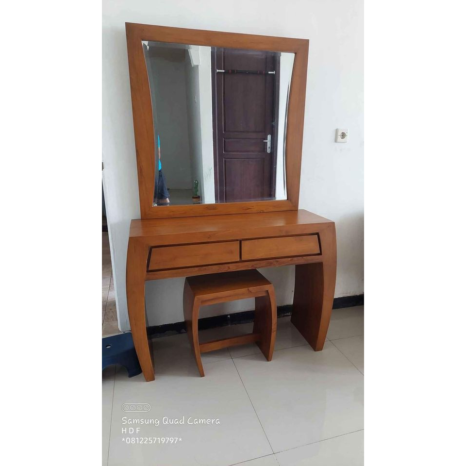 Meja rias Kayu jati minimalis Retro Tolet minimalis modern